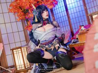 [Cosplay] Yaokoututu 咬一口兔娘ovo - Raiden General 原神雷电将军
