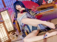[Cosplay] Yaokoututu 咬一口兔娘ovo - Raiden General 原神雷电将军