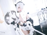 [Cosplay] 日奈娇 NO.98 - 2B奶盖女仆
