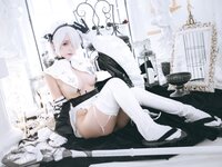 [Cosplay] 日奈娇 NO.98 - 2B奶盖女仆