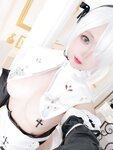 [Cosplay] 日奈娇 NO.98 - 2B奶盖女仆
