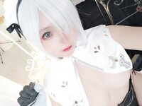 [Cosplay] 日奈娇 NO.98 - 2B奶盖女仆