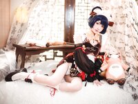 [Cosplay] 阿包也是兔娘 原神 香菱