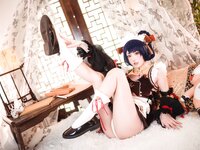 [Cosplay] 阿包也是兔娘 原神 香菱