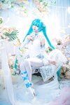[Cosplay] Aiwest 艾西 - Hatsune powder butterfly flower 初音 粉蝶花