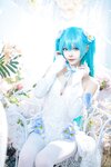 [Cosplay] Aiwest 艾西 - Hatsune powder butterfly flower 初音 粉蝶花
