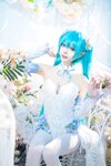[Cosplay] Aiwest 艾西 - Hatsune powder butterfly flower 初音 粉蝶花