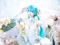 [Cosplay] Aiwest 艾西 - Hatsune powder butterfly flower 初音 粉蝶花