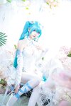 [Cosplay] Aiwest 艾西 - Hatsune powder butterfly flower 初音 粉蝶花