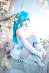 [Cosplay] Aiwest 艾西 - Hatsune powder butterfly flower 初音 粉蝶花