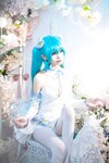 [Cosplay] Aiwest 艾西 - Hatsune powder butterfly flower 初音 粉蝶花