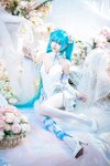 [Cosplay] Aiwest 艾西 - Hatsune powder butterfly flower 初音 粉蝶花