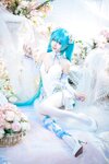 [Cosplay] Aiwest 艾西 - Hatsune powder butterfly flower 初音 粉蝶花