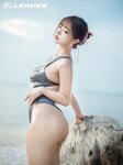 [Cosplay] yuuhui玉汇 2024.04 Leohex油光泳装