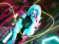 [Cosplay] 鹿八岁 赛博朋克 边缘行者 露西