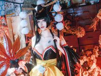 [Cosplay] 鹿八岁 死或生 女天狗