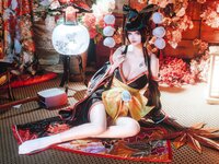 [Cosplay] 鹿八岁 死或生 女天狗