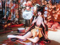 [Cosplay] 鹿八岁 死或生 女天狗