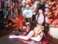 [Cosplay] 鹿八岁 死或生 女天狗