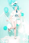 [Cosplay] Nyako 喵子 - Hatsune White Rabbit 初音白兔