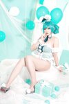 [Cosplay] Nyako 喵子 - Hatsune White Rabbit 初音白兔
