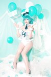 [Cosplay] Nyako 喵子 - Hatsune White Rabbit 初音白兔