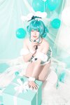[Cosplay] Nyako 喵子 - Hatsune White Rabbit 初音白兔
