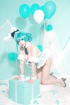 [Cosplay] Nyako 喵子 - Hatsune White Rabbit 初音白兔