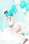 [Cosplay] Nyako 喵子 - Hatsune White Rabbit 初音白兔