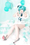 [Cosplay] Nyako 喵子 - Hatsune White Rabbit 初音白兔