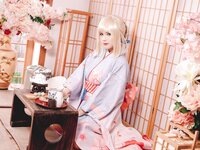 [Cosplay] Pyoncos - Saber Kimono