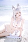[Cosplay] Rinaijiao 日奈娇 - Shinano swimwear 信浓泳装