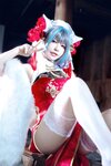 [Cosplay] 半半子 – 柴郡中华娘旗袍[45P2V-389MB]