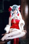 [Cosplay] 半半子 – 柴郡中华娘旗袍[45P2V-389MB]
