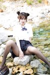 [Cosplay] Tina很妖孽呀 小溪体操服死库水JK