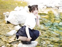 [Cosplay] Tina很妖孽呀 小溪体操服死库水JK
