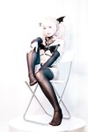 [Cosplay] Shenze Yongli 神沢永莉 - Halloween pink fur little devil 万圣节粉毛小恶魔