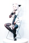 [Cosplay] Shenze Yongli 神沢永莉 - Halloween pink fur little devil 万圣节粉毛小恶魔