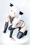 [Cosplay] Shenze Yongli 神沢永莉 - Halloween pink fur little devil 万圣节粉毛小恶魔