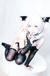 [Cosplay] Shenze Yongli 神沢永莉 - Halloween pink fur little devil 万圣节粉毛小恶魔