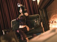 [Cosplay] 杏仁曲奇 黑兽 精灵女王