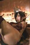 [Cosplay] 杏仁曲奇 黑兽 精灵女王