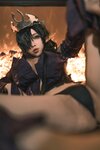 [Cosplay] 杏仁曲奇 黑兽 精灵女王