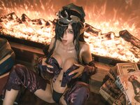 [Cosplay] 杏仁曲奇 黑兽 精灵女王