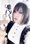 [Cosplay] 半半子 纯白女仆