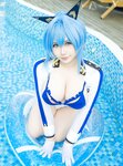 [Cosplay] Mahuajiang 麻花麻花酱 - Helen swimsuit 海伦泳装