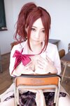 [Cosplay][COSMO☆] Mami Hoshino 星乃まみ - クラスのギャルが僕にパンツを見せてくる