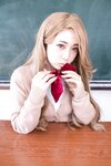 [Cosplay][COSMO☆] Mami Hoshino 星乃まみ - クラスのギャルが僕にパンツを見せてくる