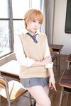 [Cosplay][COSMO☆] Mami Hoshino 星乃まみ - クラスのギャルが僕にパンツを見せてくる
