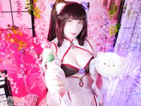 [Cosplay] Erokawa Nekomi - Chocola Chinese Dress